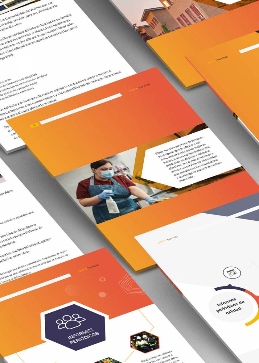 Folletos Servicios de Limpieza
