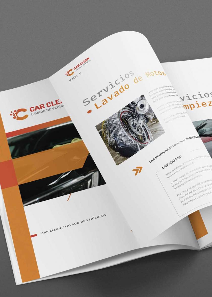 Folletos Servicios Car Clean
